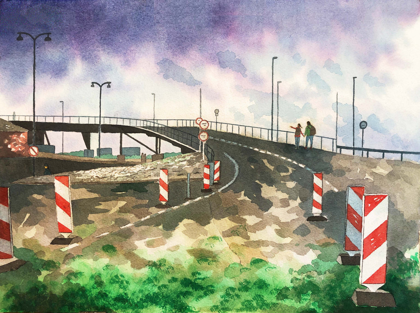 Mikael Vågsten, watercolour, 48 x 36 cm