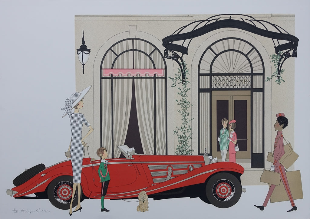 Denis-Paul Noyer, litho, hotel Athenee