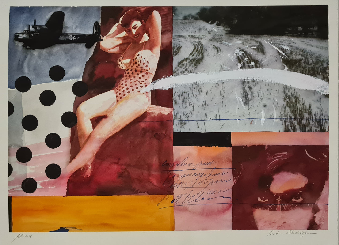 Carsten Rudolfsen, watercolour, 70 x 50 cm