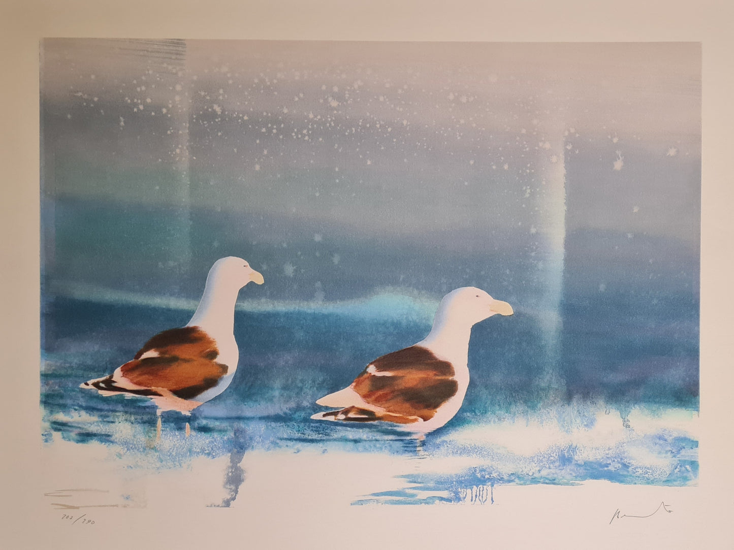 Emanuel Bernstone, Trouts, 55 x 45 cm