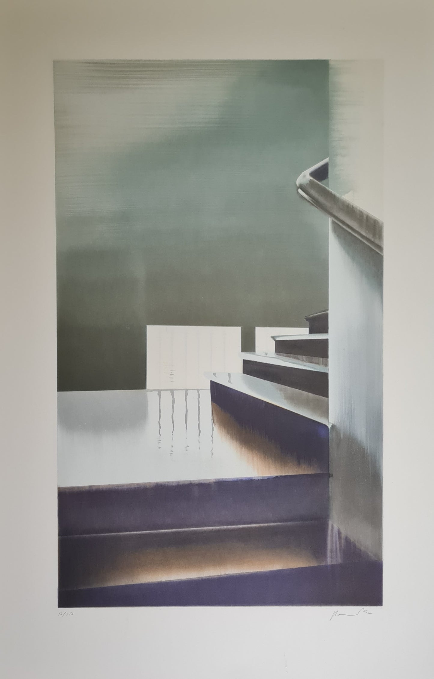 Emanuel Bernstone, Trappan- The Staircase, 42 x 68 cm