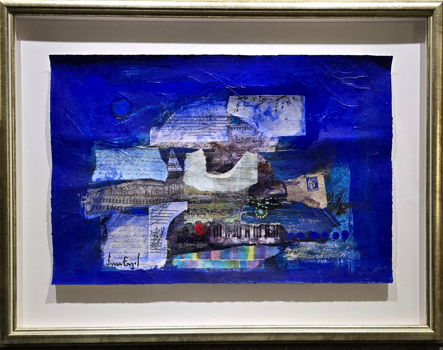 Nissan Engel, Blue two, 53 x 37 cm