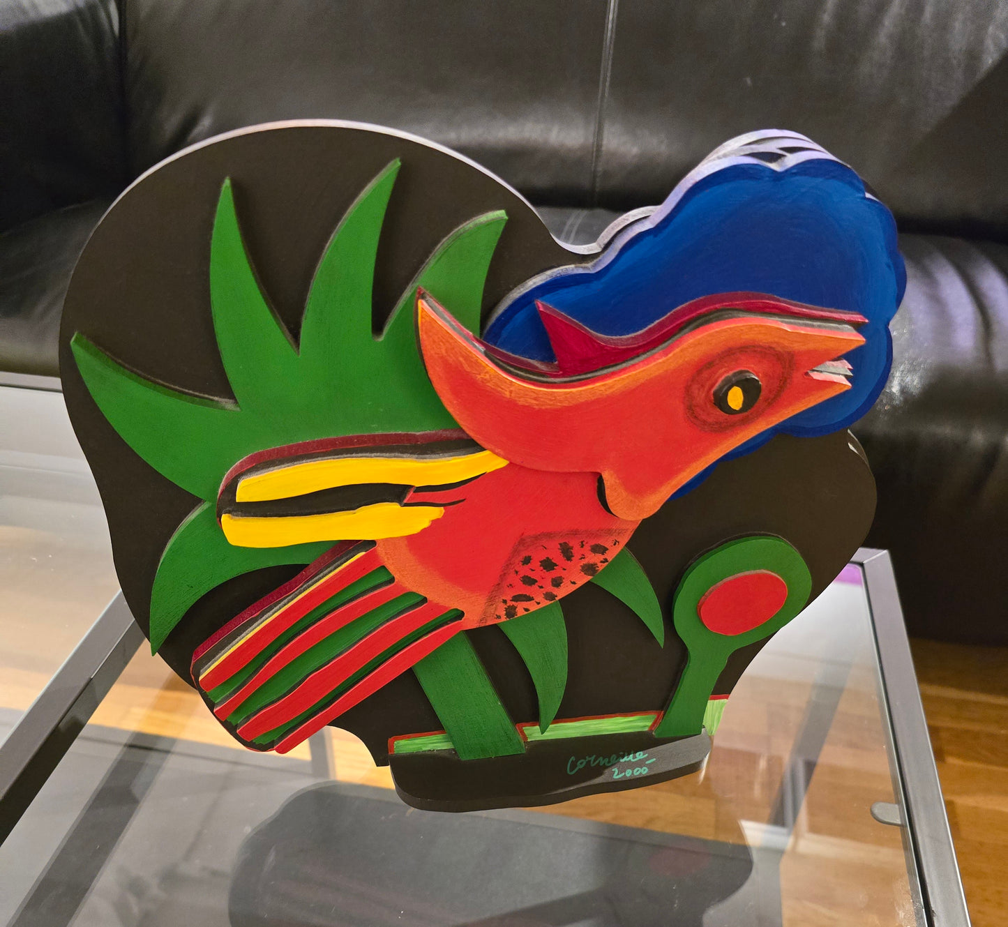 Corneille, Bird, 30 x 30 xm