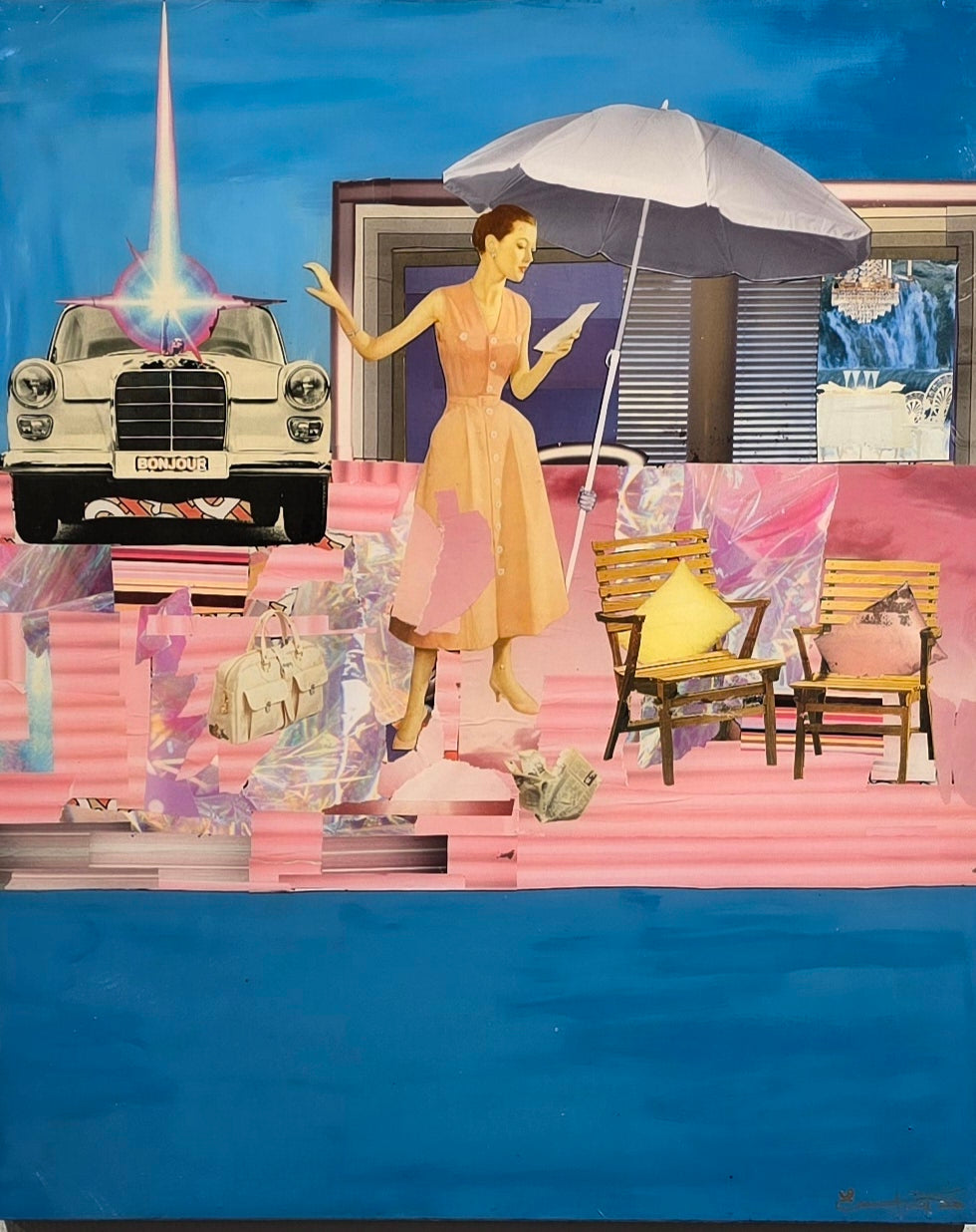 Emma Järvenpää , Vit MB, 50 x 60 cm