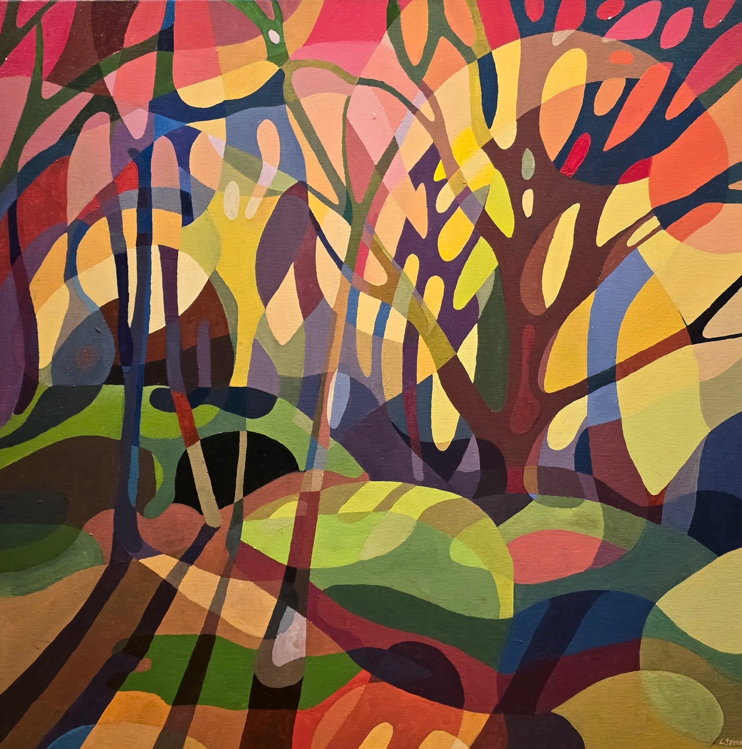 Lennart Samor 100x100 cm