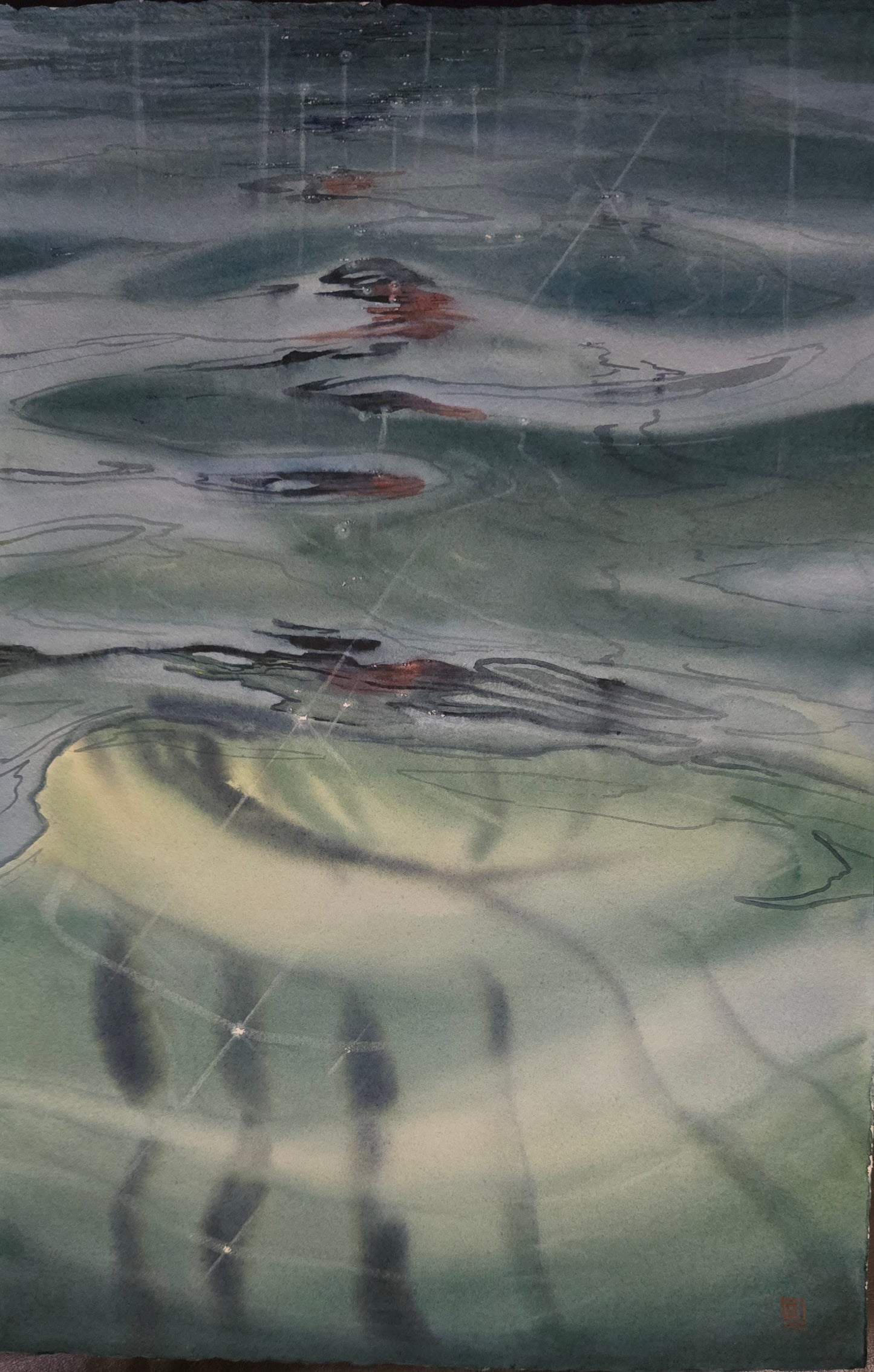 Christian Koivumaa, Water II, 38 x 57 cm