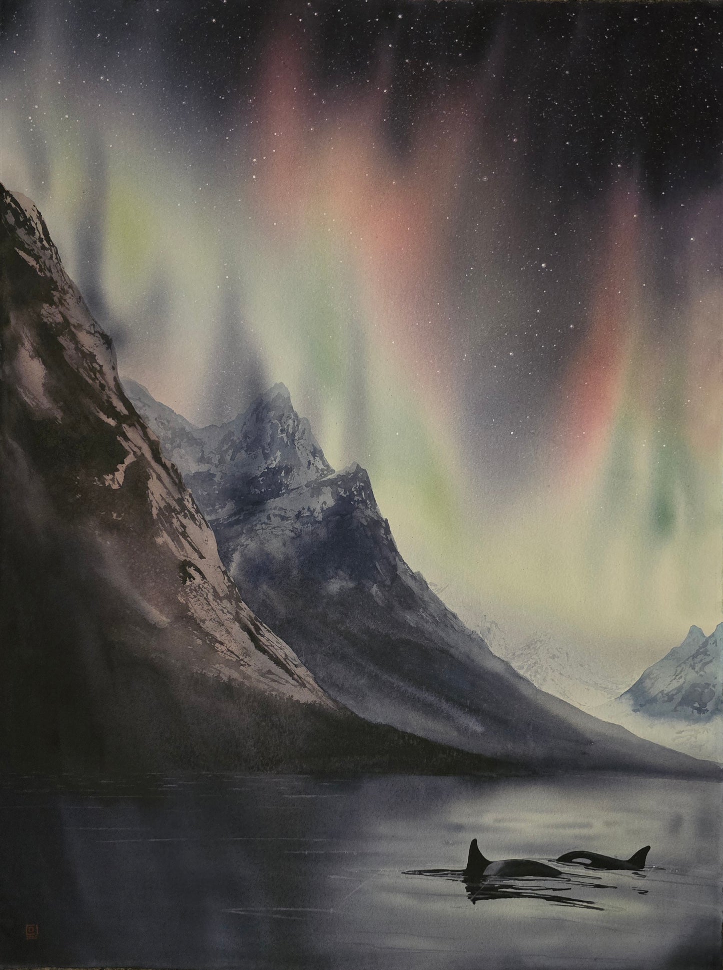 Christian Koivumaa, Aurora, 57 x 75 cm