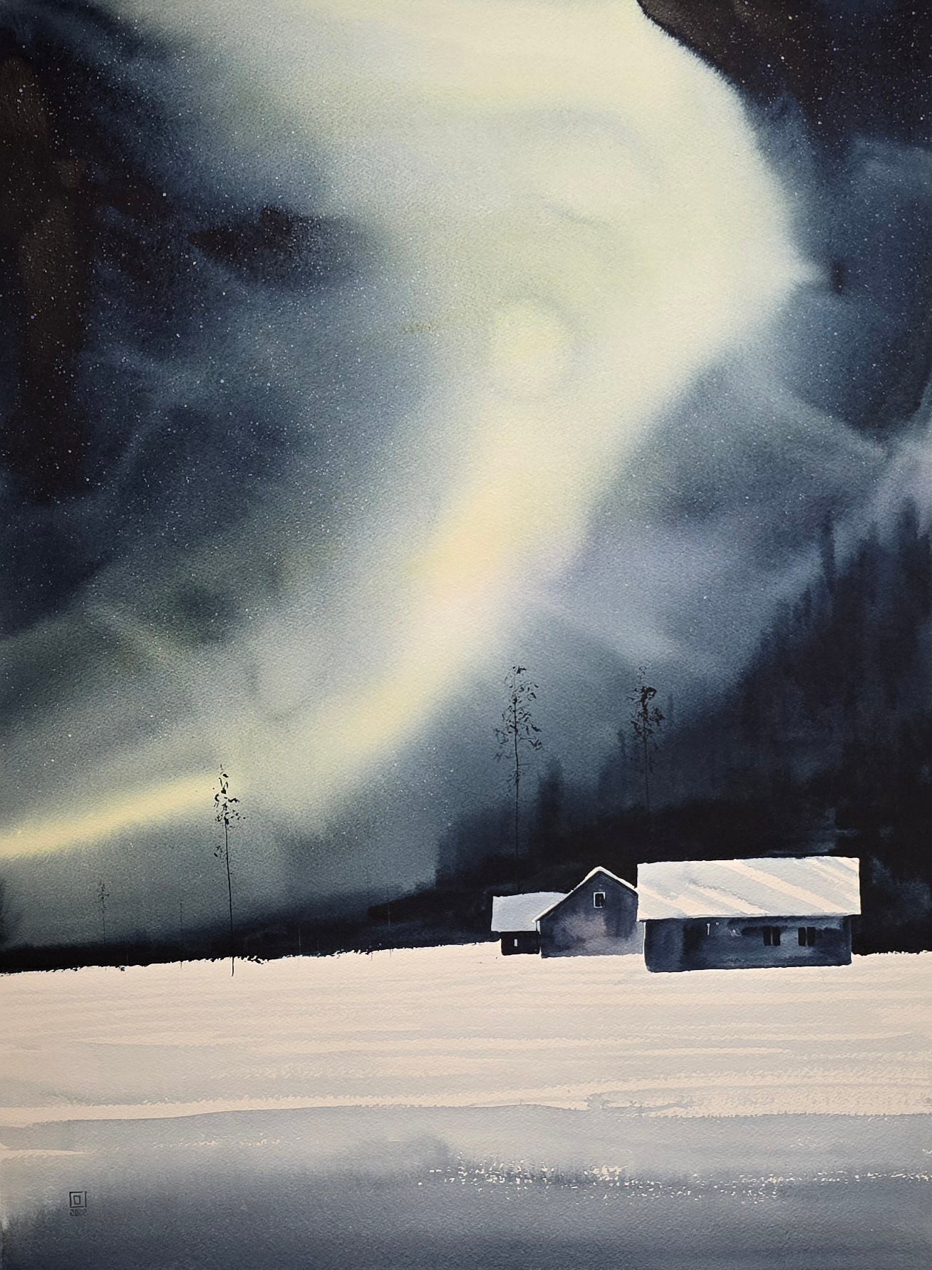 Christian Koivumaa, Milkyway, 57 x 75 cm