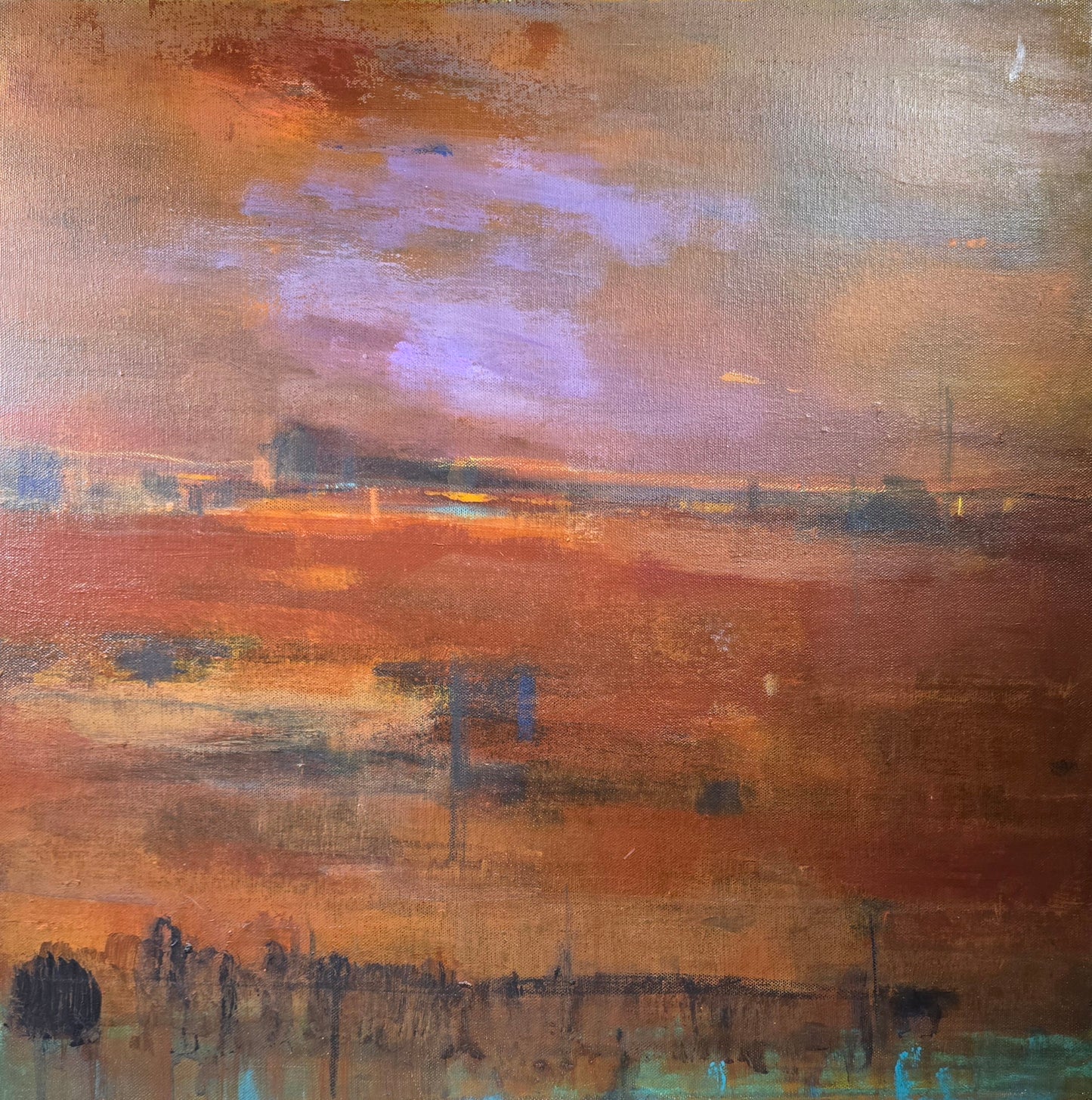 Maria Rosén, painting, 50 x 50 cm