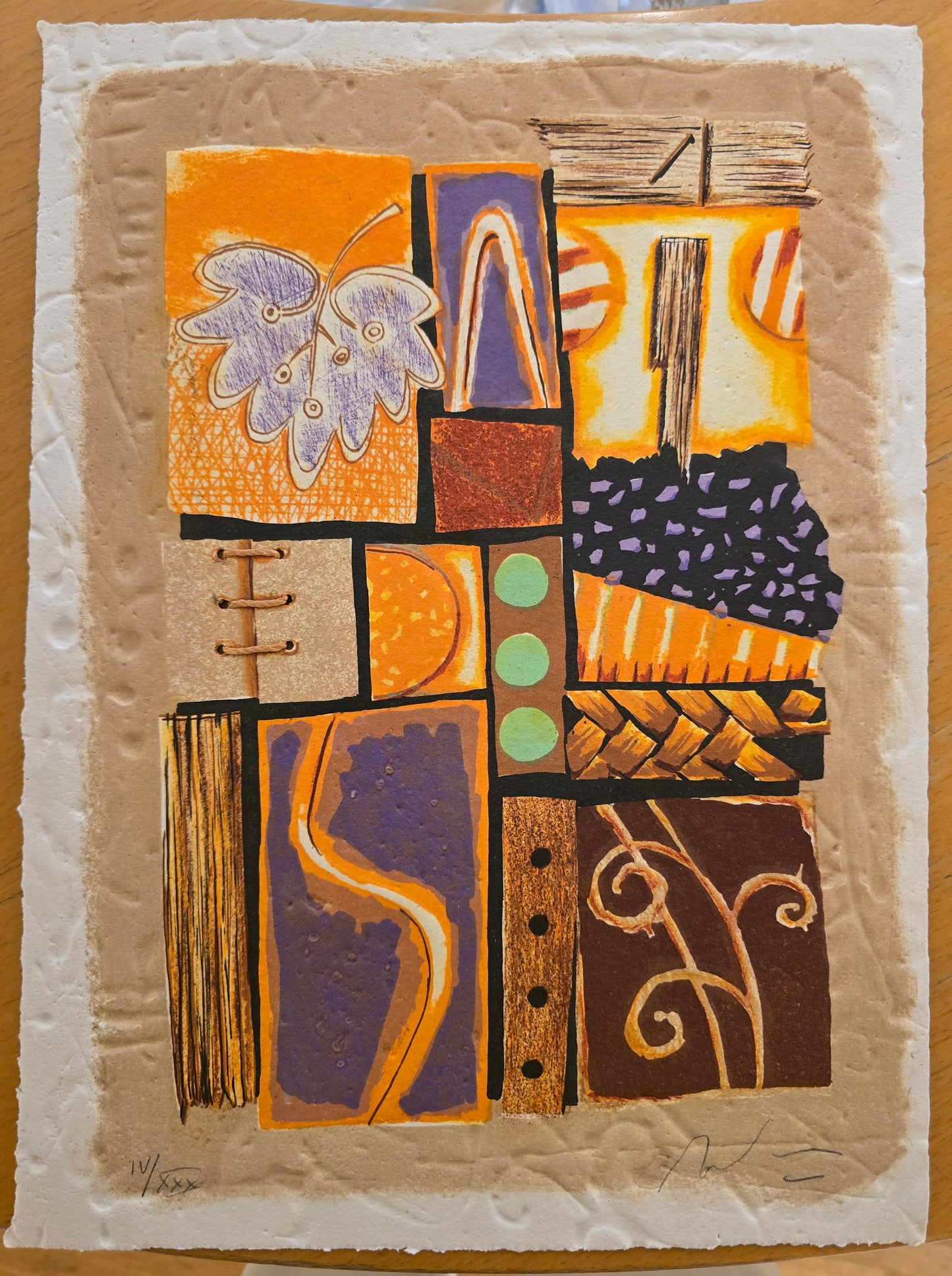 Alain Soucasse print, 28 x 39 cm