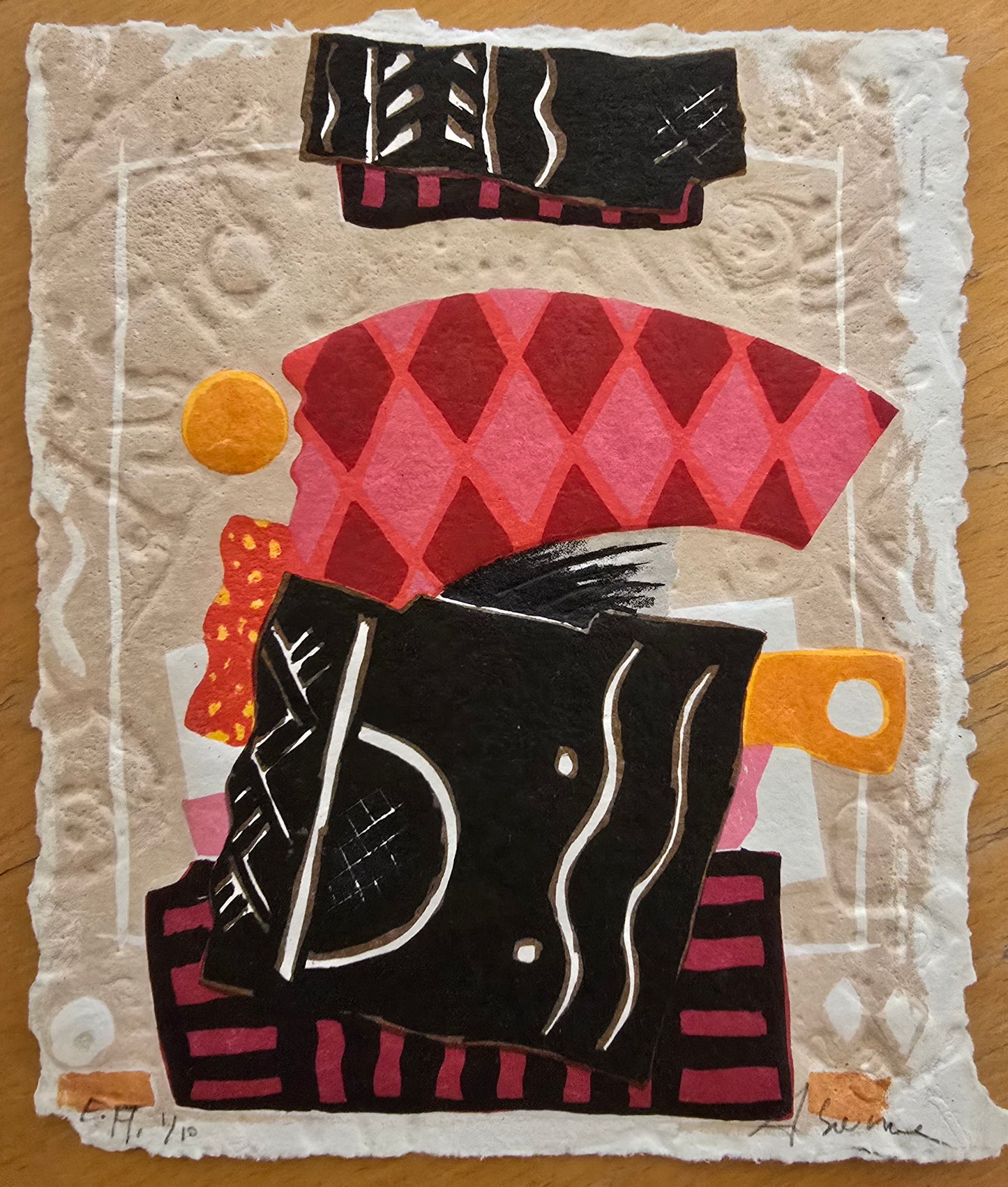 Alain Soucasse print, 23 x 27 cm