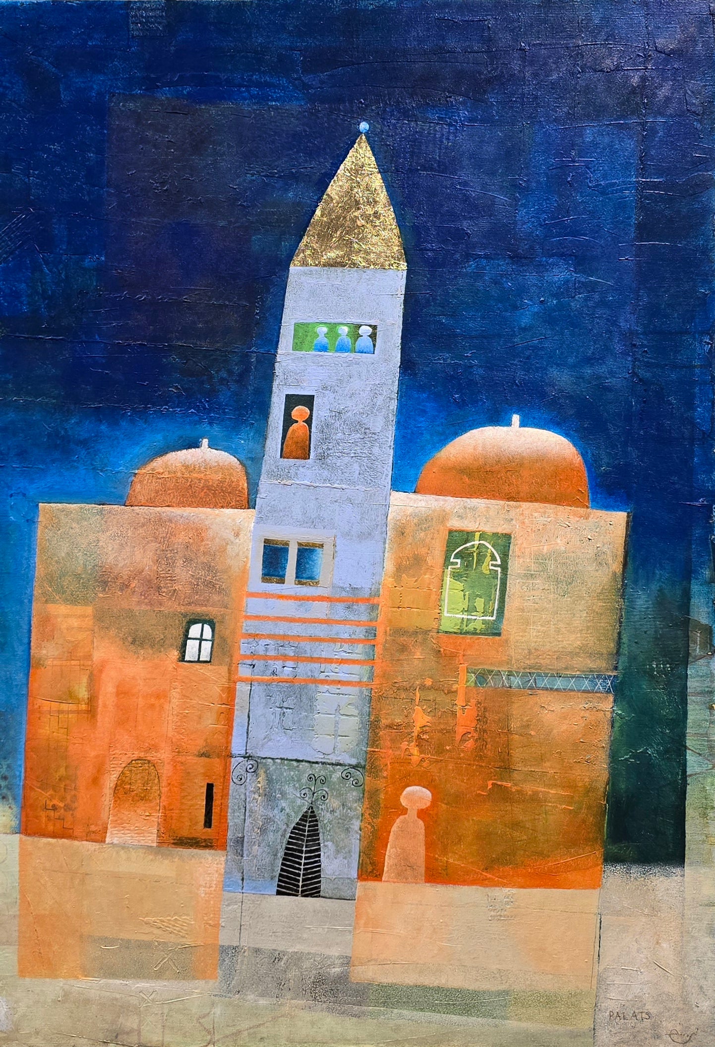Mathias Saving, painting, Palats, 70 x 100 cm