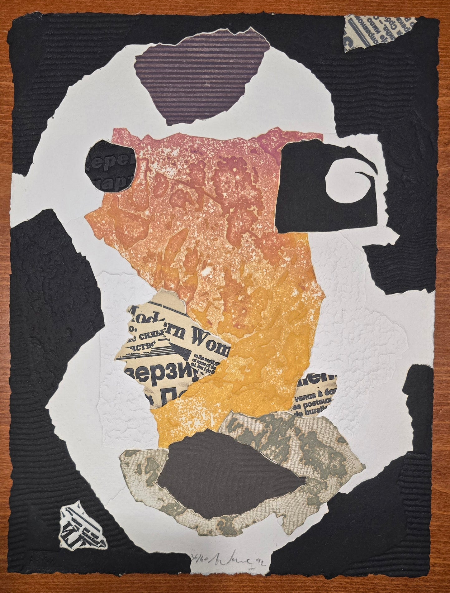 Alain Soucasse print, 29 x 38 cm