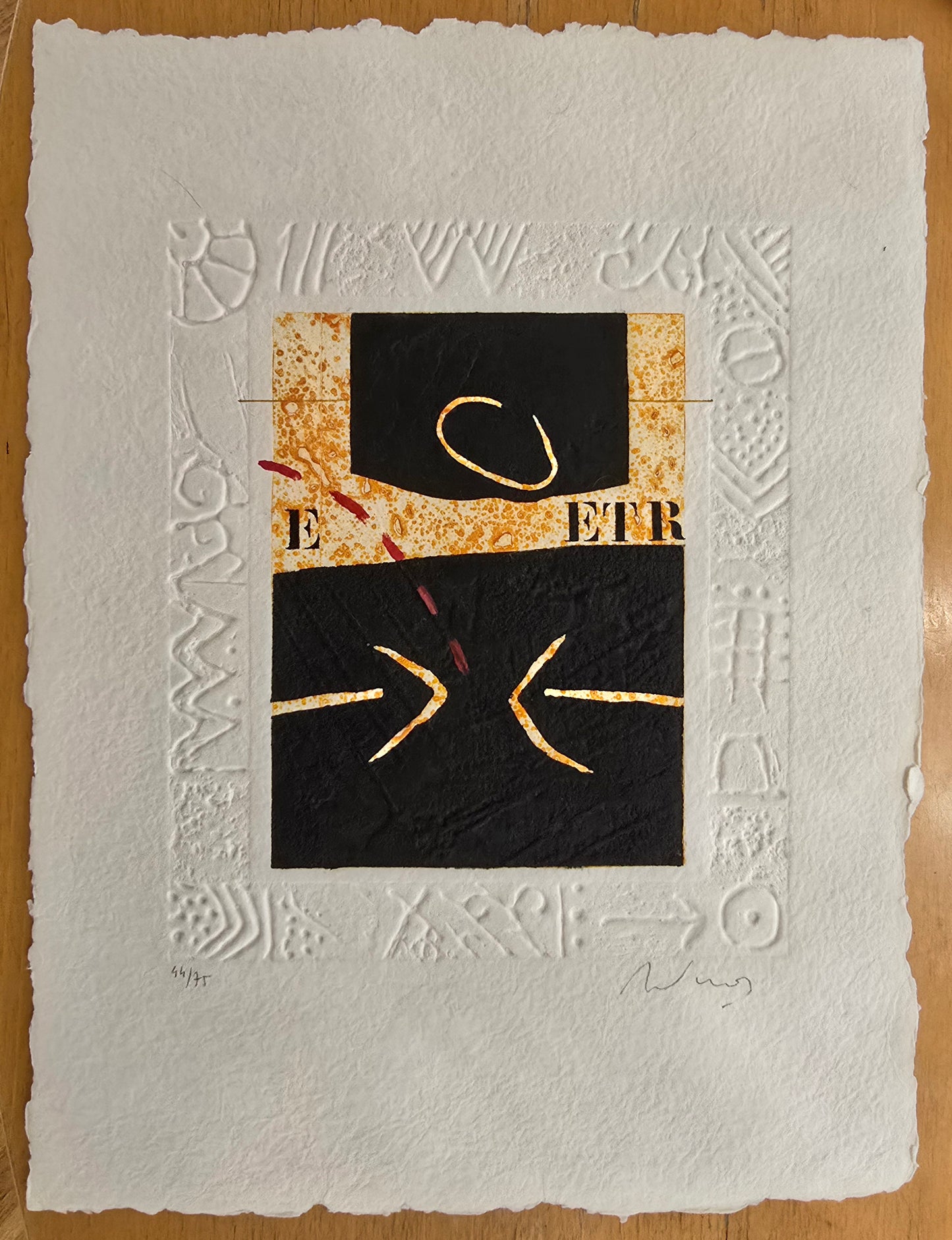 Alain Soucasse print, 33 x 45 cm