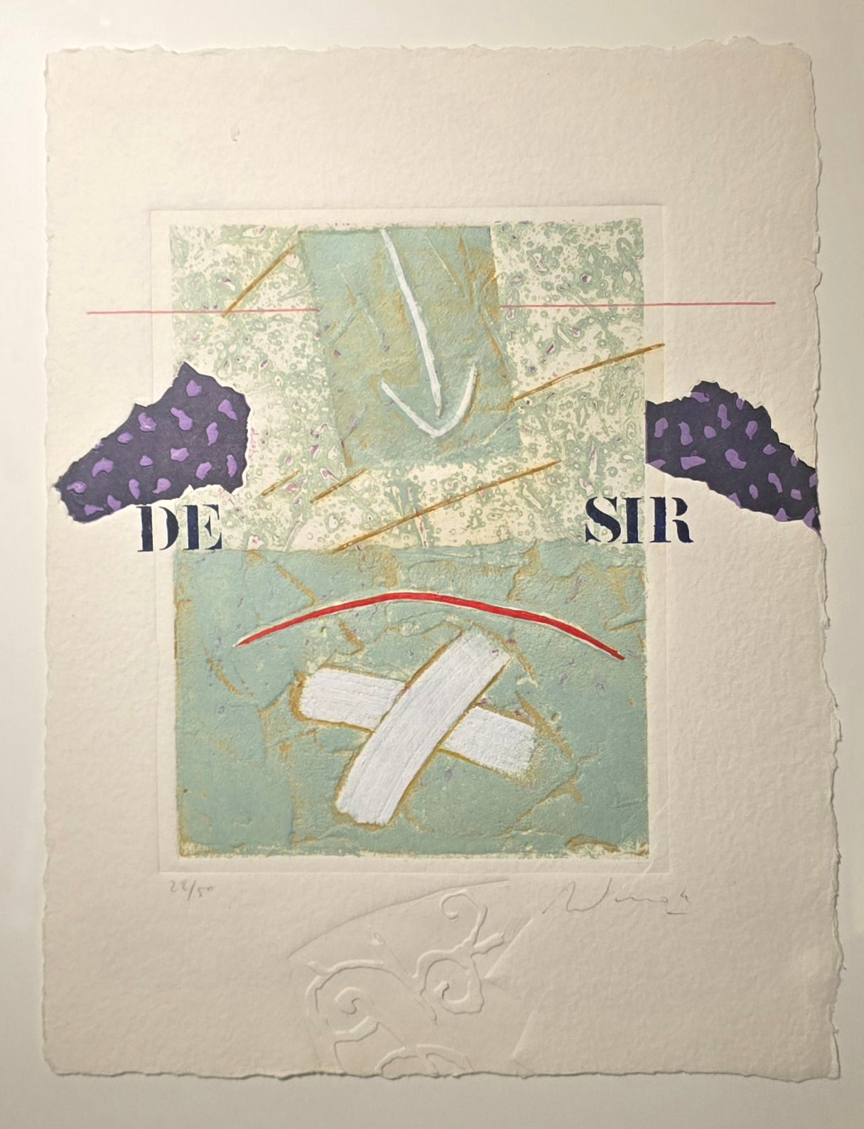 Alain Soucasse print, 25 x 33 cm