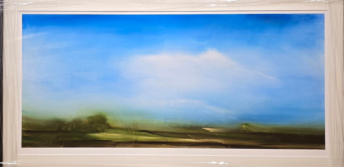 Stefan Kavsjö print, Blue sky, 100 x 50 cm