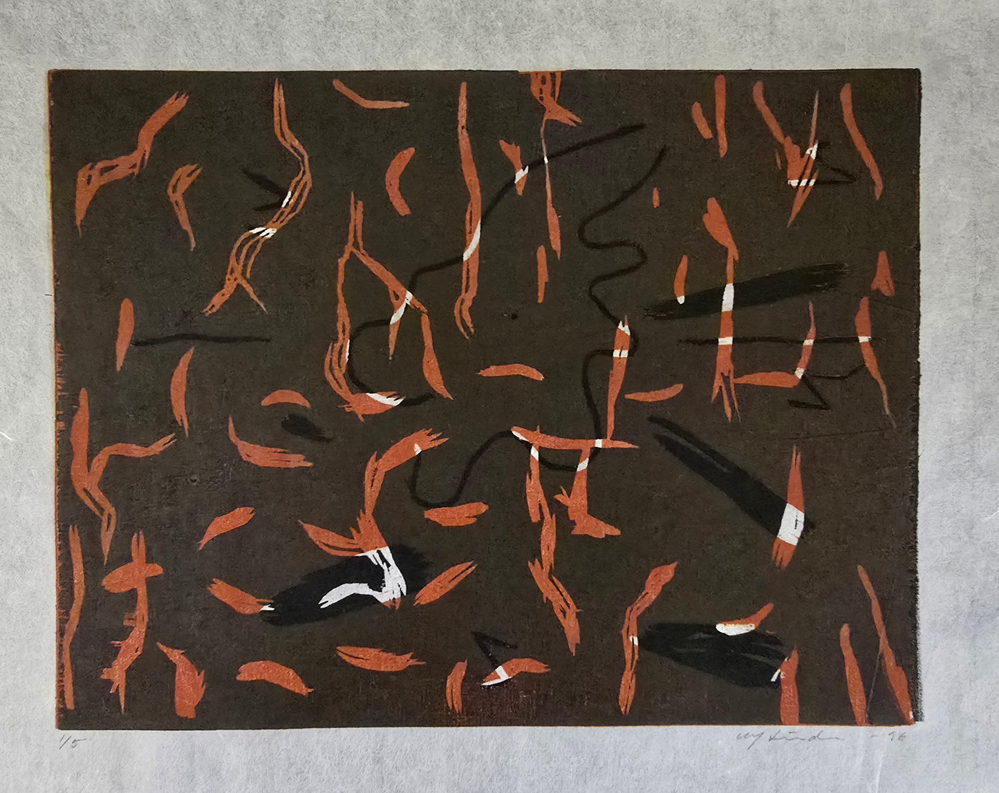 Ulf Linde tryck, Höst, 30 x 23 cm