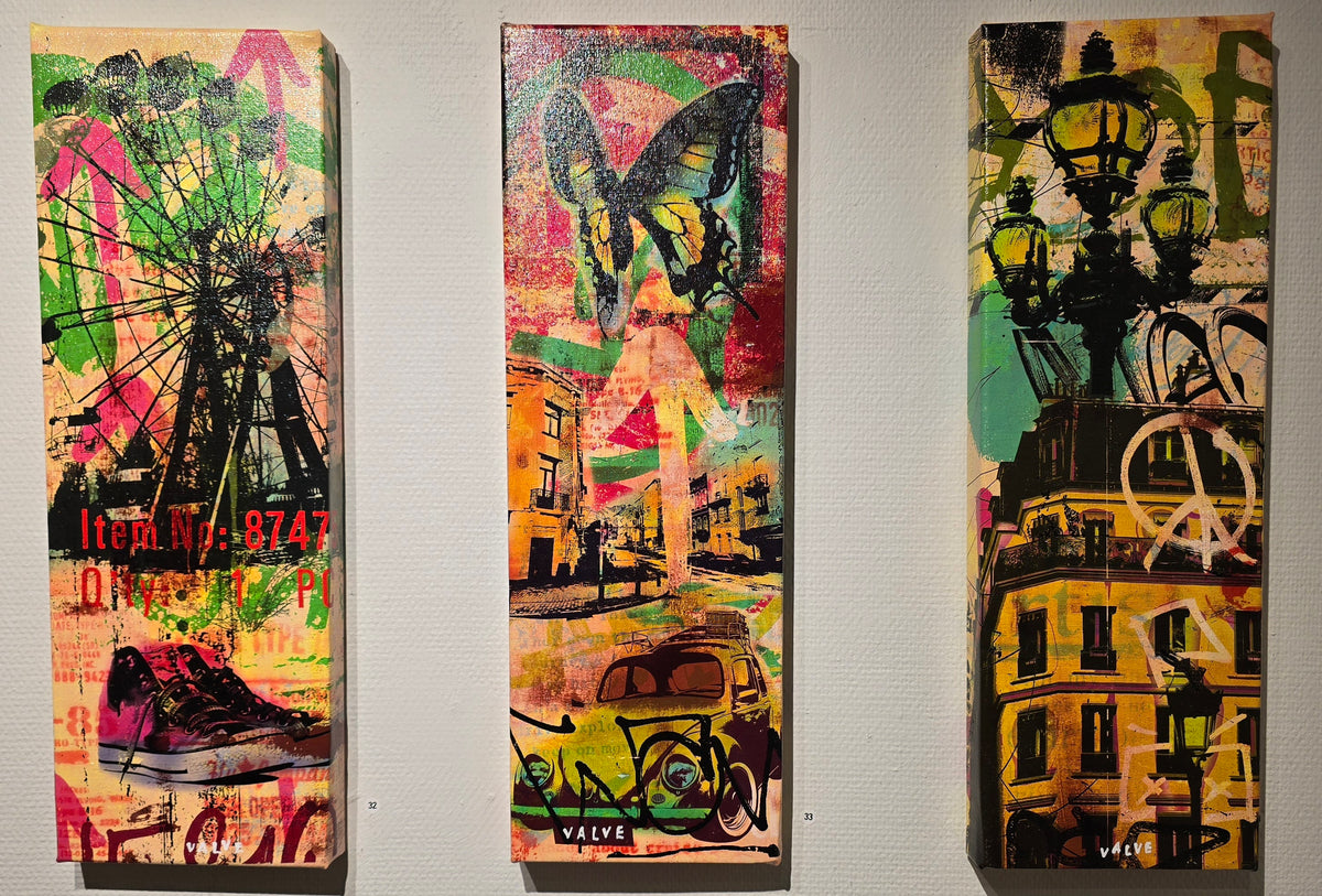 Karl Valve Mixed media originals