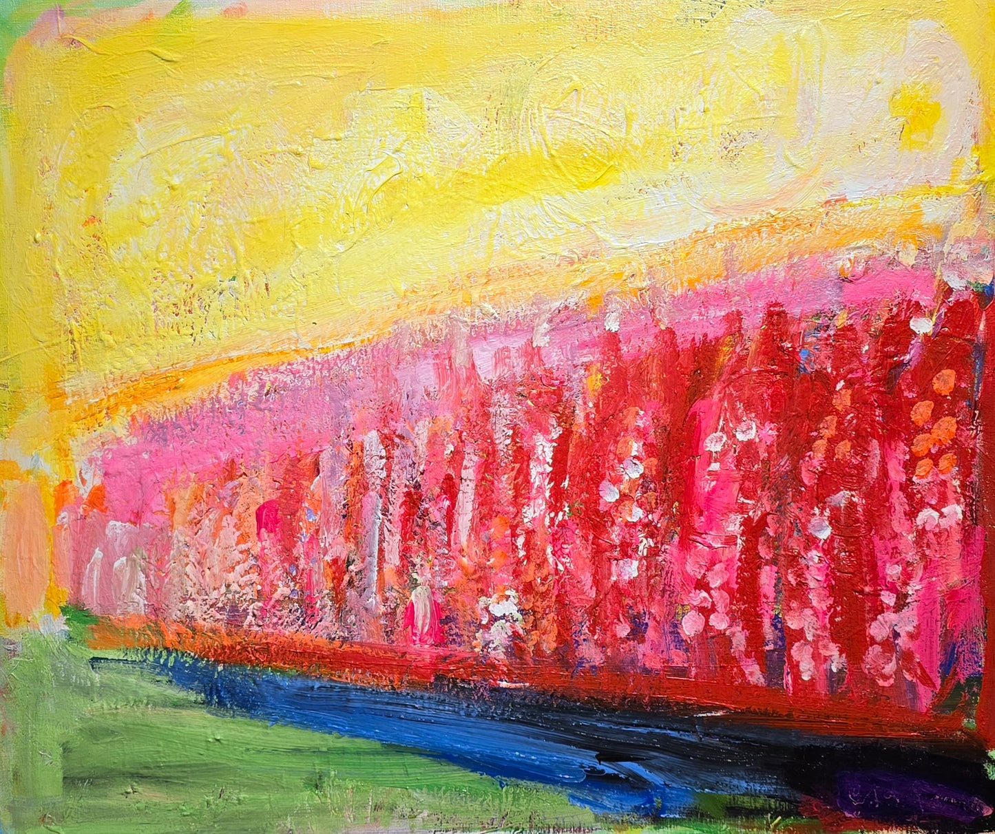 Gerd Göran, Rallarrosor, 90 x 75 cm