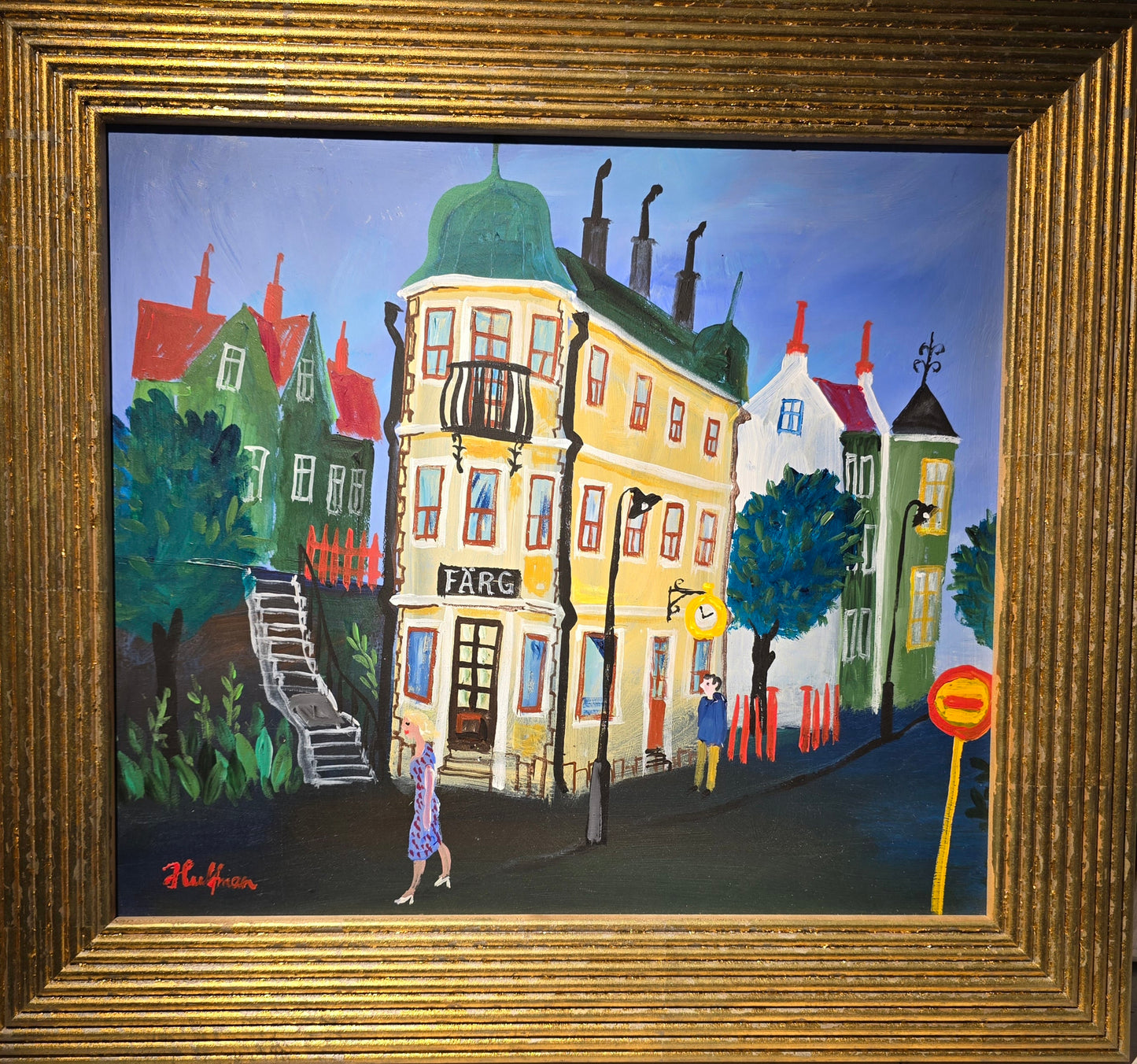 Anders Hultman, Färggrann, 57 x 53 cm