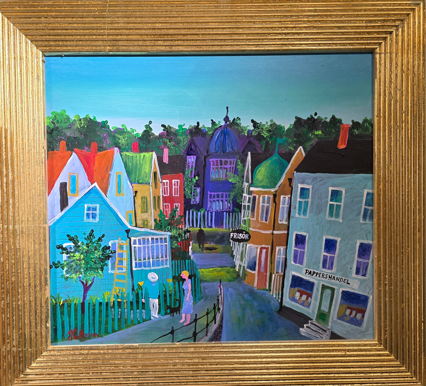 Anders Hultman, Hundsnack, 57 x 53 cm