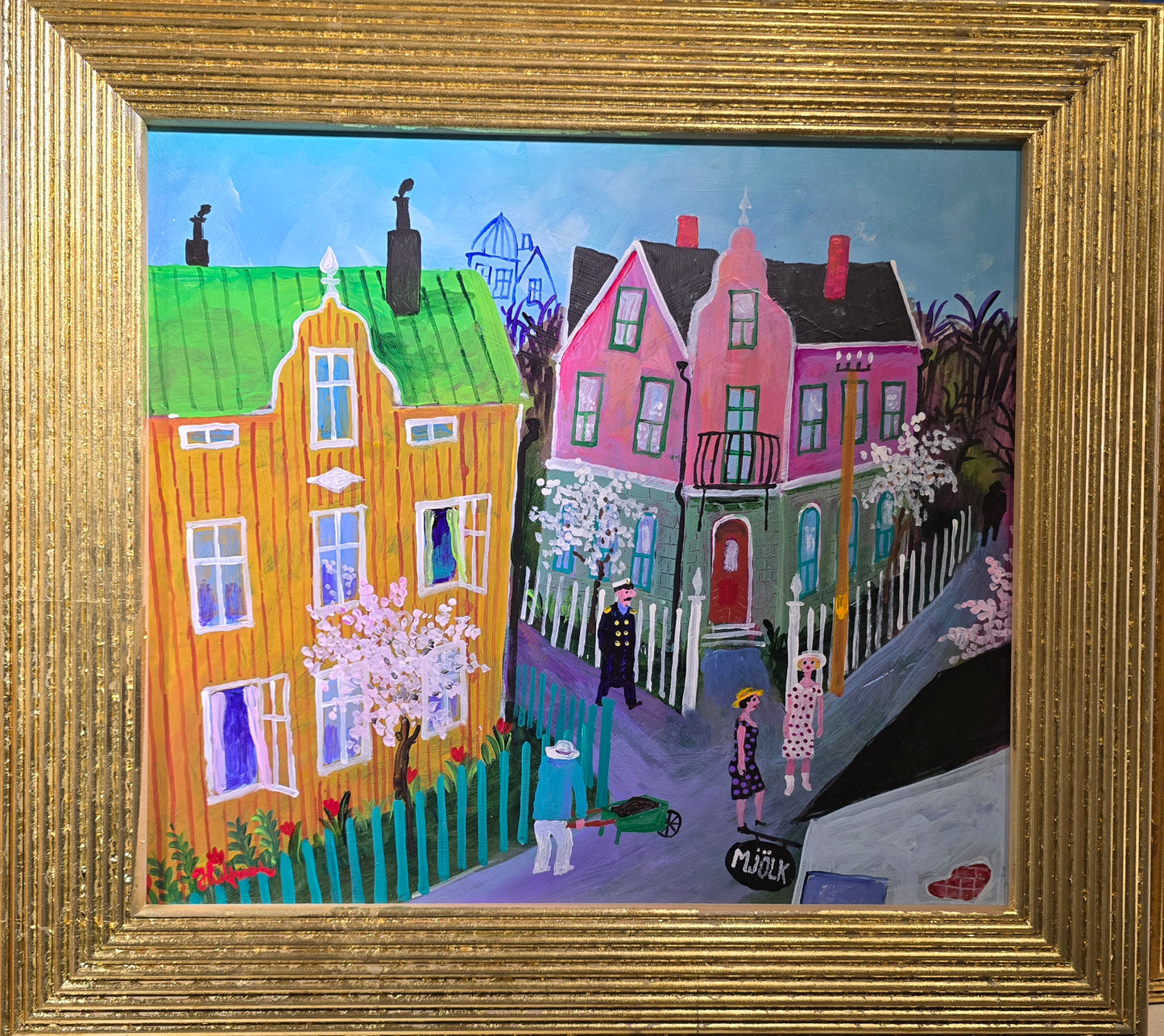 Anders Hultman, Patrullering, 57 x 53 cm