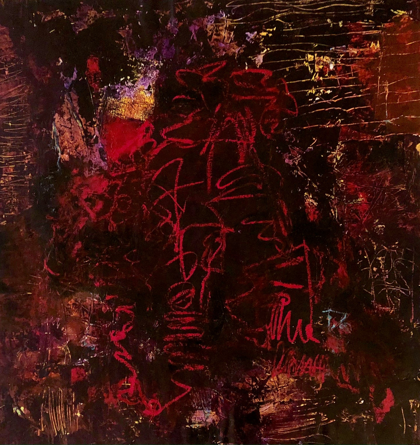 Brita Lanning, Spänning, 110 x 115 cm