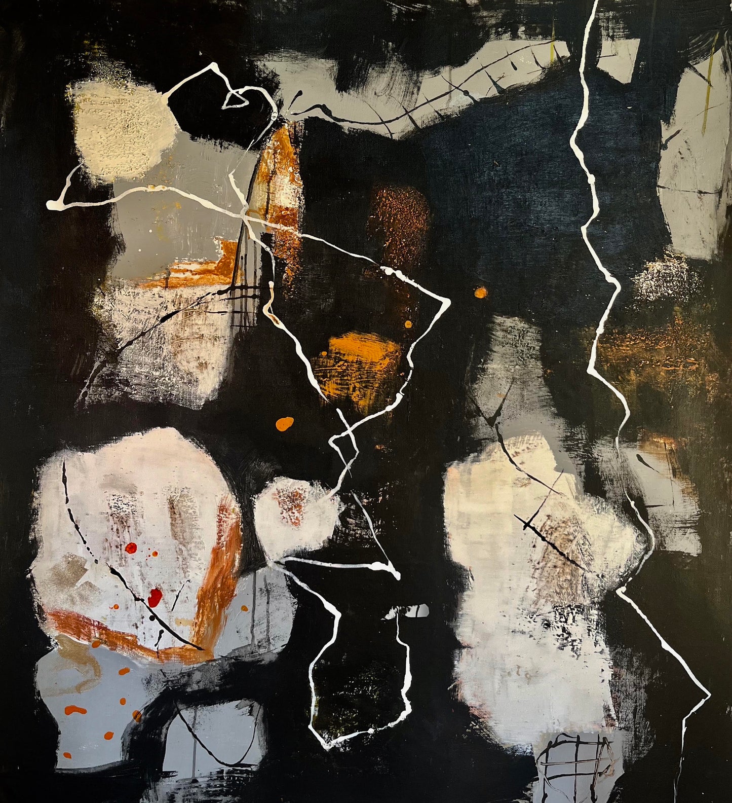 Brita Lanning, Stigar, 105 x 120 cm