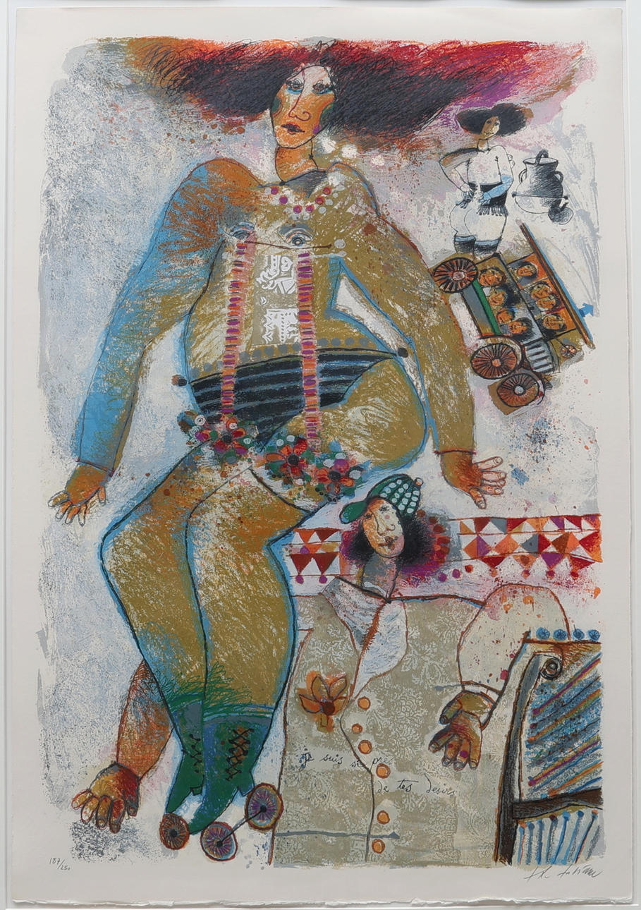 Theo Tobiasse, litho, 70 x 103 cm