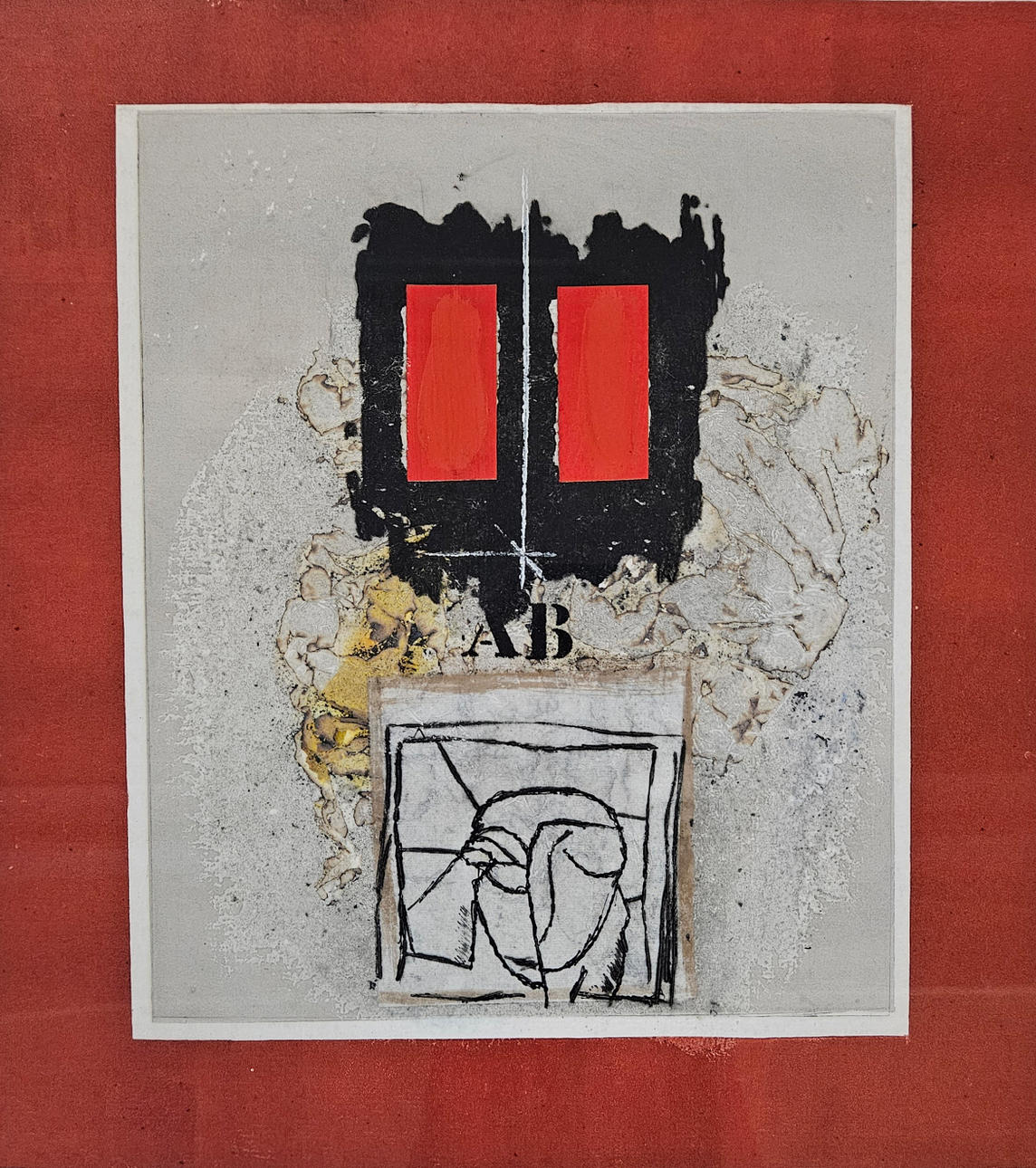 James Coignard, etching, 38 x 43 cm