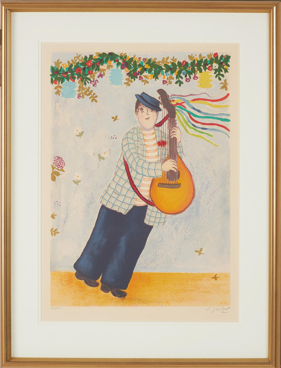 Lennart Jirlow, print, Trubaduren