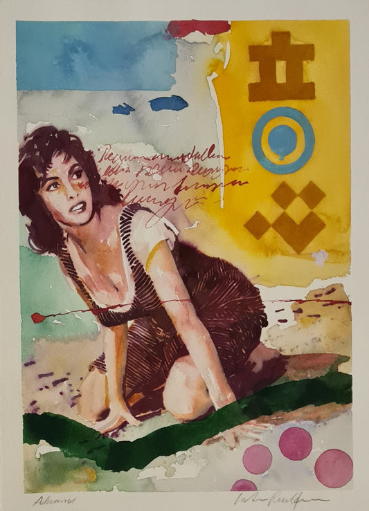 Carsten Rudolfsen, watercolour, 17 x 25 cm