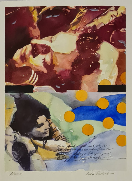 Carsten Rudolfsen, watercolour, 17 x 25 cm