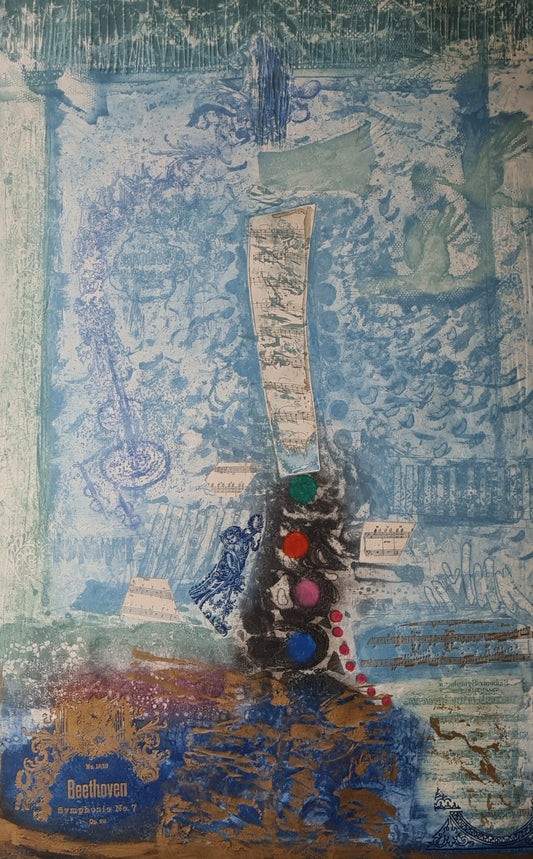 Nissan Engel, Beethoven no. 7, 90 x 130 cm