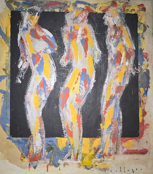 Tord Lager, 3 figures, 50 x 60 cm