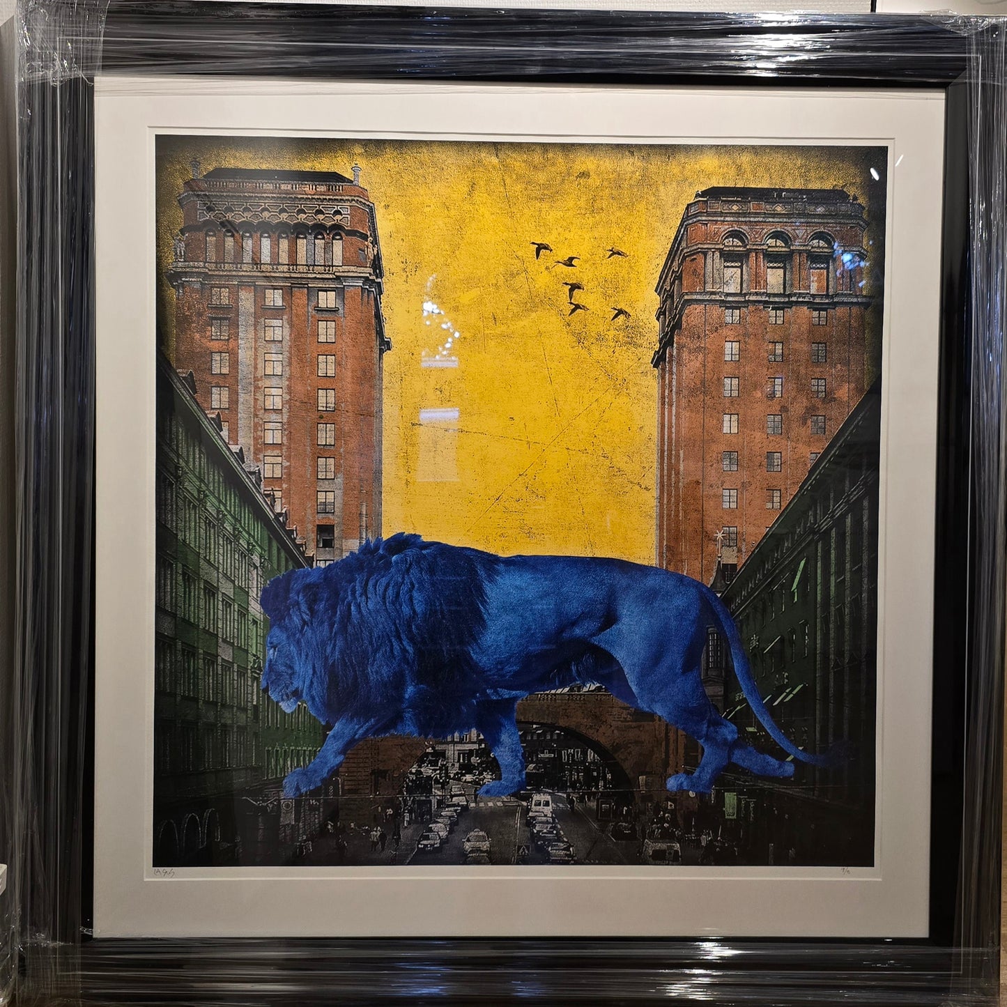 Lars Tunebo, "King of the city", 115 x 115 cm