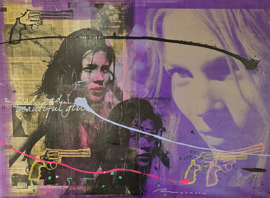 Roland, painting-mixed media, 150 x 100 cm