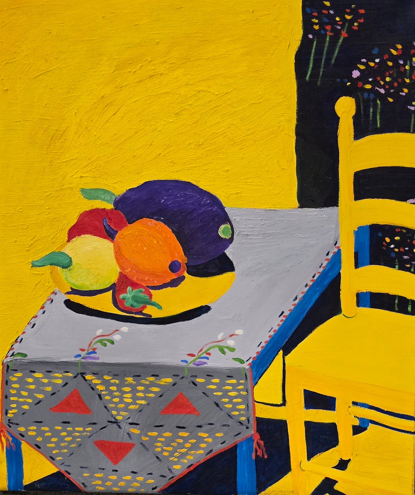Susan Gillhög, painting, 50 x 60 cm
