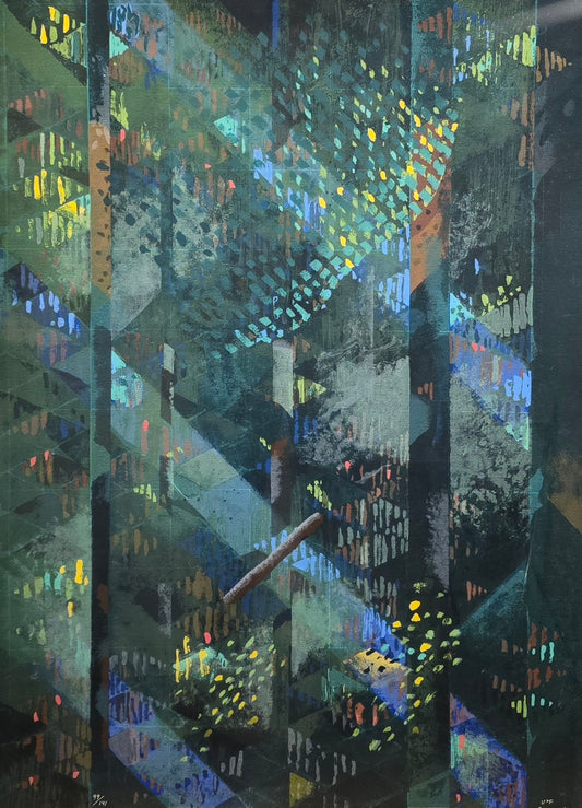 Ulf Gripenholm, silkscreen, 65 x 90 cm