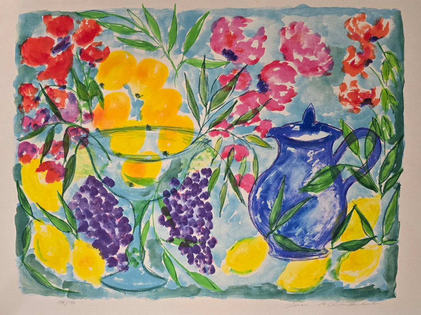 Lena Linderholm, Summer garden, 75 x 58 cm