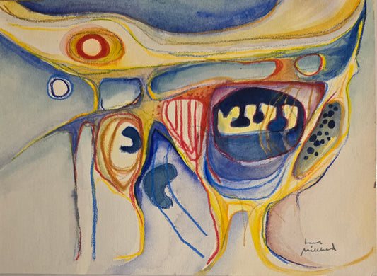 Lars Millhed, watercolour, 35 x 25 cm