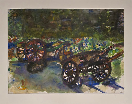Yngve Steen, akvarell, 80 x 60 cm