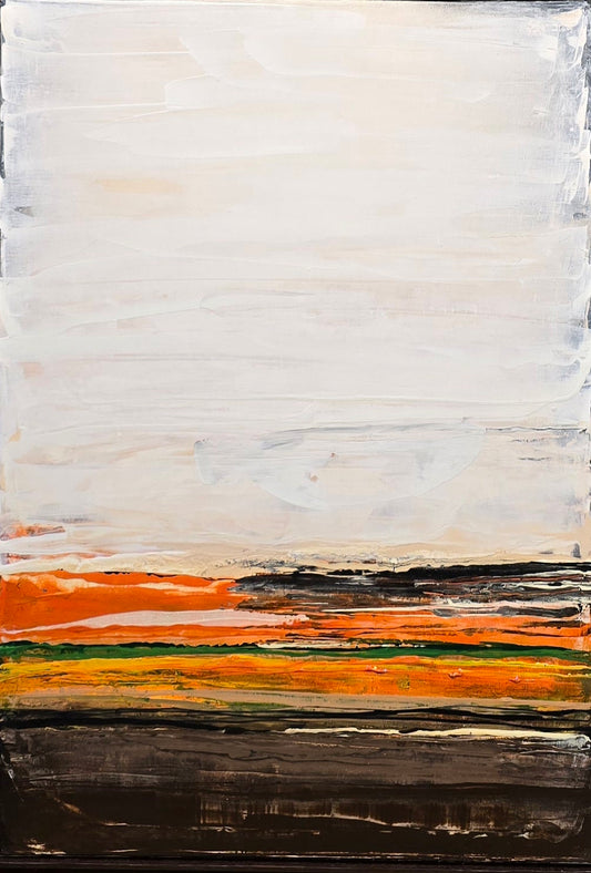 Omid Ghorab, painting, 50 x 70 cm