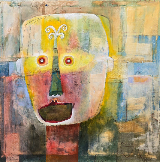 Edgar Mathias Saving 75X75 cm
