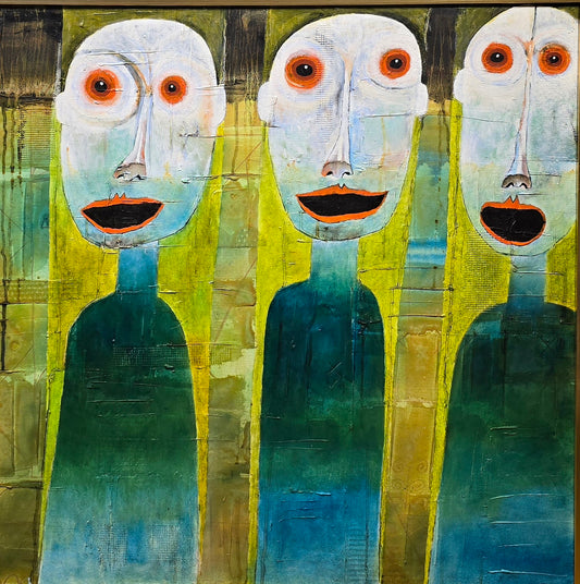 Edgar Mathias Saving  75X75 cm