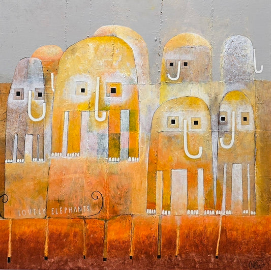 Edgar Mathias Saving 60X60 cm