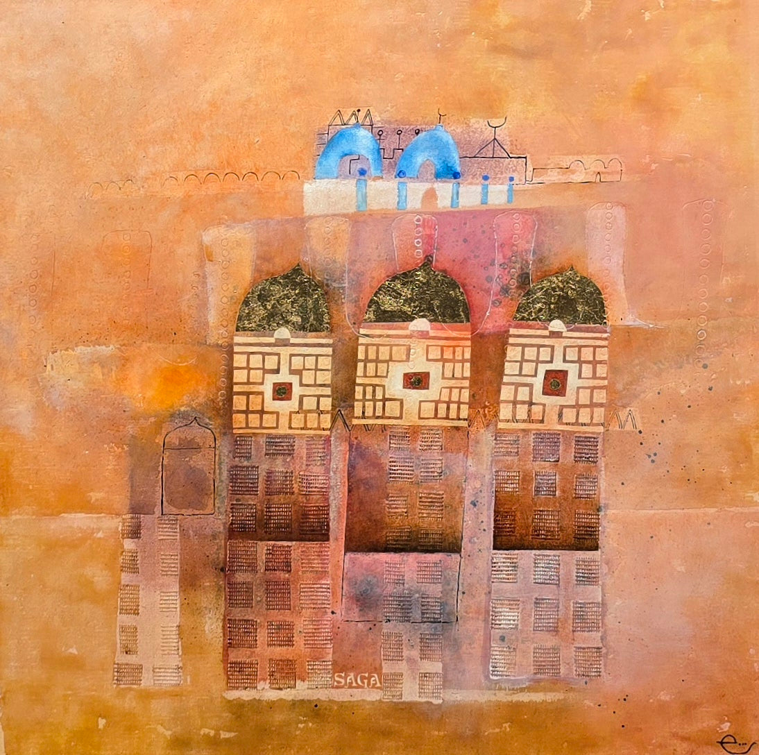 Edgar Mathias Saving 60X60cm