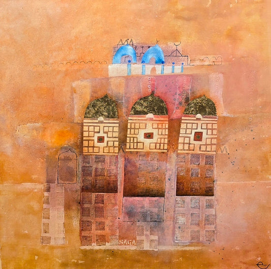 Edgar Mathias Saving 60X60cm