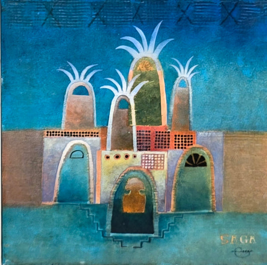 Edgar Mathias Saving 30X30 cm
