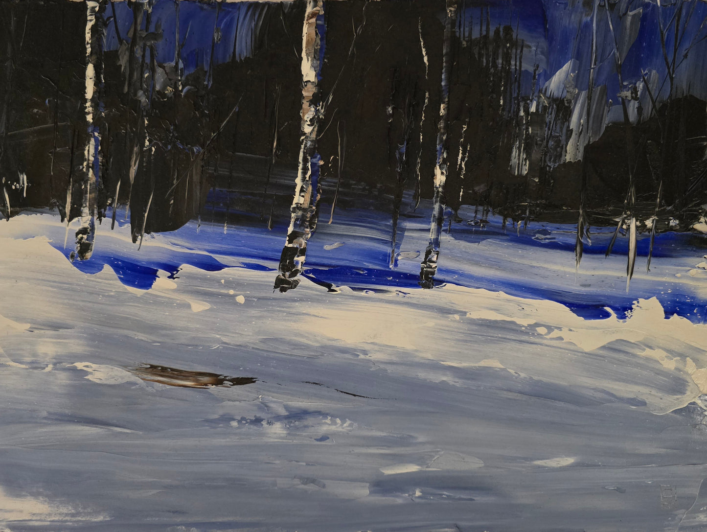 Christian Koivumaa, Winter III, 40 x 28 cm